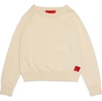Dívčí oblečení Dětský bavlněný svetr MAX&Co. MAXK24F KNITWEAR MX0295.MX00X béžová 02X, vel. 156