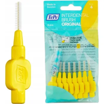 Zubní kartáček Mezizubní kartáčky TePe 0,7 mm 8 kusů žluté