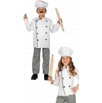 Karnevalový kostým Kostým Šéfkuchař Chef Kuchařka Master velikost 98-110 cm.