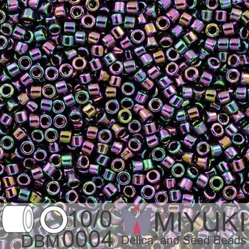Korálek Korálky Miyuki Delica 10/0. Barva Met Dk Plum Iris DBM0004. Balení 5g.