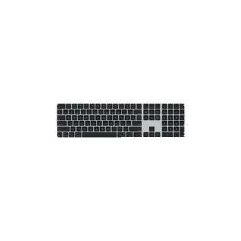 Klávesnice Apple Magic Keyboard s Touch ID s numerickým blokem (2024), US kl. - černé klávesy - MXK83SLB/A