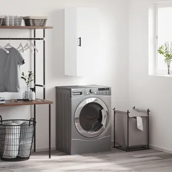 Příborník do zásuvky Nástěnná skříňka bílá 34,5 x 34 x 90 cm - 8720845440206