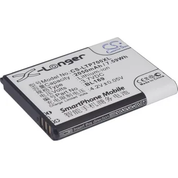Baterie pro mobilní telefon Baterie Cameron Sino CS-LTP700XL, Li-Polymer, 2050