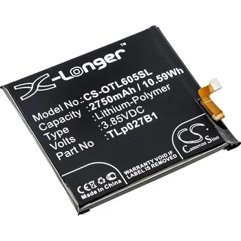 Baterie pro mobilní telefon Baterie Cameron Sino CS-OTL605SL, Li-Polymer, 2750