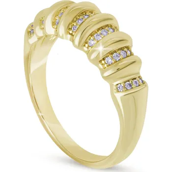 Prsten DUBAI 0535 Zirkonová harmonie Velikost prstenu - obvod: 56 mm Ellami