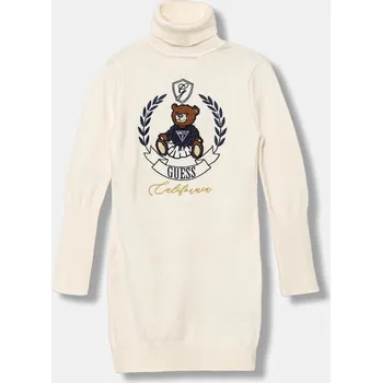 Dámské šaty Dívčí šaty Guess J5BK21.Z3GS0.9BYA béžová 01X, vel. 147-157