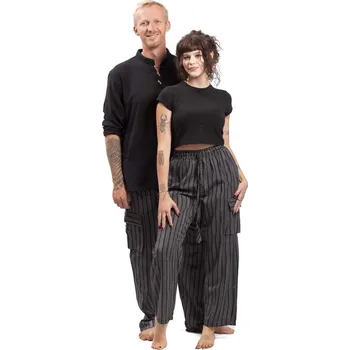 Kalhoty CLASSIC STRIPES černá I. 2XL