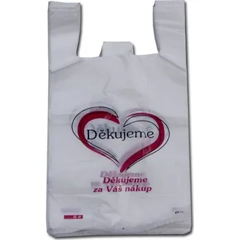 Nákupní taška Taška HDPE 10Kg Děkujeme za Váš nákup 100ks