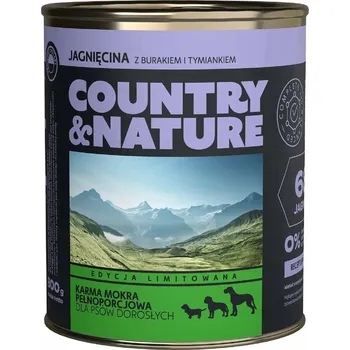 Krmivo pro psa Krmivo pro psy Country & Nature mono Jehněčí 800 g