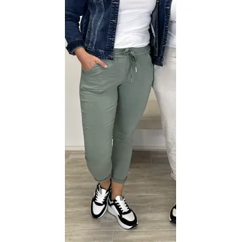 Dámské kalhoty Kalhoty do gumy Tenevi Barva: khaki, Velikost: UNI(S-XL)