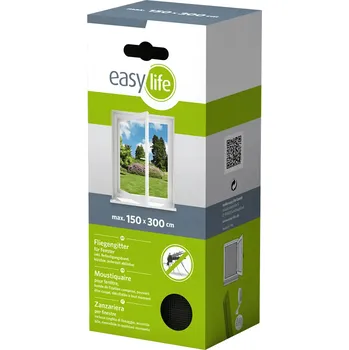 Síť proti hmyzu Easy Life Síť proti hmyzu, 150 × 300 cm, polyester, černá&nbsp;88-002-1241