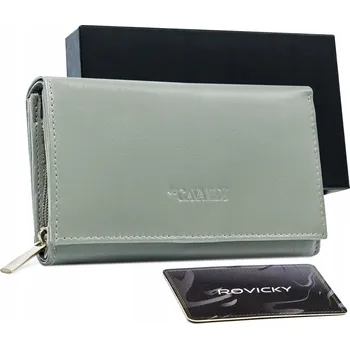 Peněženka 4U Cavaldi dámská peněženka z pravé kůže šedá