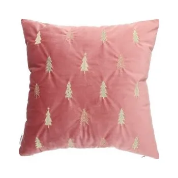Vánoční polštář s výplní ARBA | vánoční stromek růžový | 45x45 cm | XM22 979976 Homla