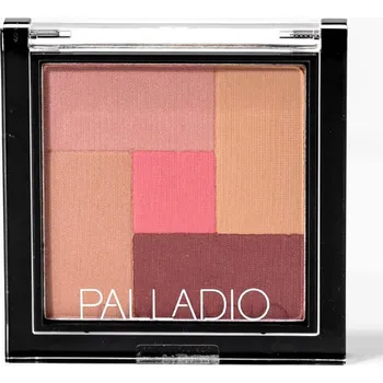 Tvářenka Palladio Beauty Group Mozaiková tvářenka 2v1 PINK TRUFFLE 8g - pudr s tvářenkou a bronzerem dodává pleti nezbytný lesk