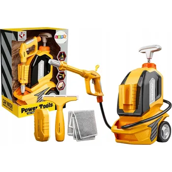 Vysokotlaký čistič HRAČKA - TLAKOVÁ MYČKA PRO DĚTI + PŘÍSLUŠENSTVÍ, HADŘÍK, HOUBIČKA