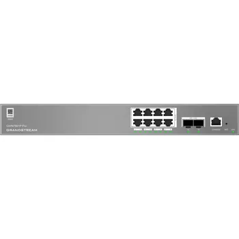 Switch Grandstream GWN7801P Pro L2++, Managed switch, 8x 1Gb RJ45, PoE+, SFP, DHCP, CLI, VLAN