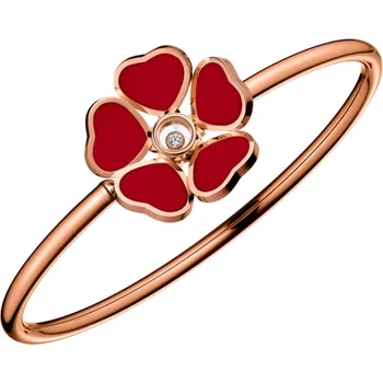 Náramek Zlatý Náramek Chopard Happy Hearts Flowers 85A085-5803