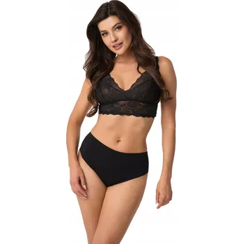 Kalhotky KALHOTKY DÁMSKÉ BABELL 207 bavlněné KLASICKÉ KRAJKA černá M