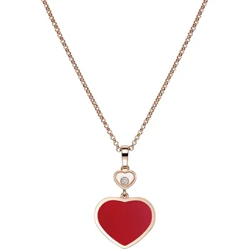 Náhrdelník Zlatý náhrdelník Chopard Happy Hearts 797482-5820