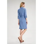 FIGL Šaty M701 Modrá Regular Fit L