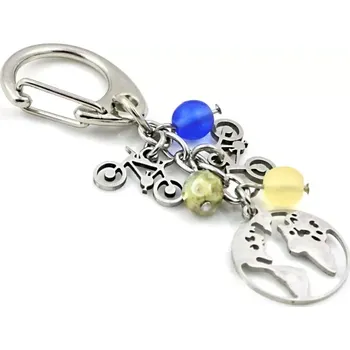 Cyklistický přívěsek na klíče pro muže