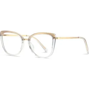 Brýlová obroučka Brýle proti modrému světlu - Transparentní se zlatou