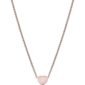 Šperk Zlatý Náhrdelník Chopard Happy Hearts 81A086-5620