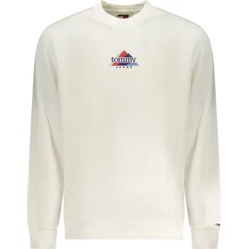 Pánská mikina Tommy Jeans DM0DM22418 Pánská mikina bílá 2XL