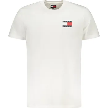Pánské tričko Tommy Jeans DM0DM20740 Pánské tričko bílé XL
