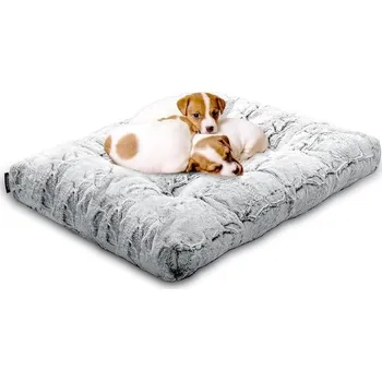Bouda pro psa Blunique Deluxe psí pelíšek do klece pro velké psy, omyvatelná plyšová podložka do psích klecí,