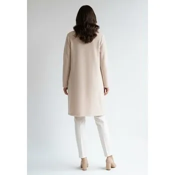 Dámský svetr FIGL Kardigan M1252 Béžová Regular Fit S