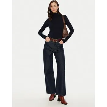 Dámská móda United Colors Of Benetton Rolák 3GA2E2224 Tmavomodrá Slim Fit L