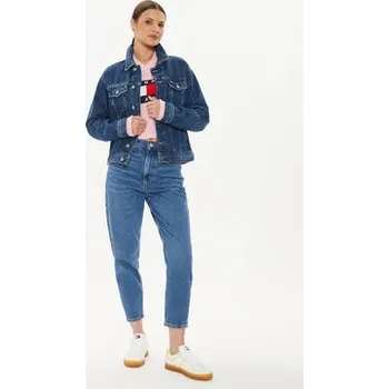Pánská větrovka Tommy Jeans Jeansová bunda DW0DW19280 Tmavomodrá Mom Fit M