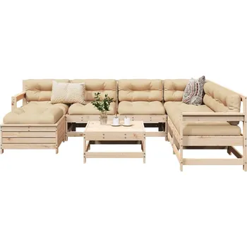 Zahradní lavice zahrada-XL 8dílná zahradní sedací souprava masivní borovice 3250588