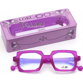 Brýle na čtení +1.0 Dioptrie LOKI - ITALY Brýle k počítači s filtrem modrého světla, brýle na čtení