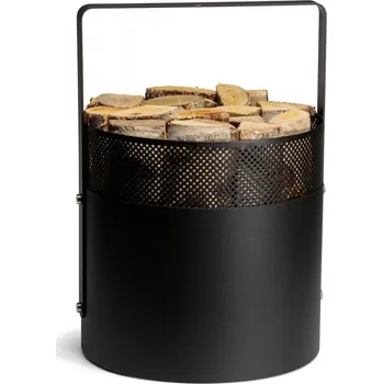 Koš na dřevo kruhový s úchytem AERO HOLD 1