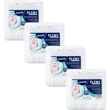 Plenkové kalhoty NAPPY Pants 4 (training) 8-15 kg 20 ks - 3+1 ZDARMA (80 ks)
