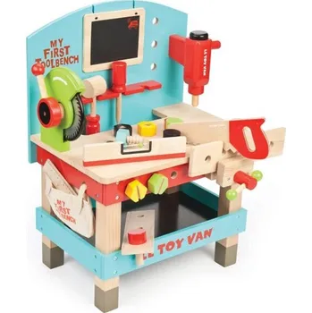 Výuková hračka Le Toy Van Můj první ponk s nářadím starý design