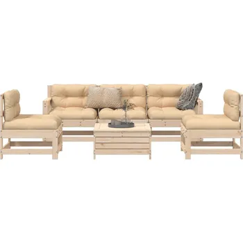 Zahradní lavice zahrada-XL 6dílná zahradní sedací souprava masivní borovice 3250736