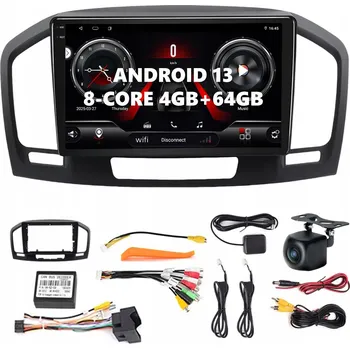 Mobilní telefon ANDROID 13 RÁDIO PRO OPEL INSIGNIA 2008-2013 CARPLAY AUTO LTE SIM BT 4GB/64GB