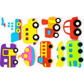 samolepka FANDY Samolepky pěnové 3D 02 auta