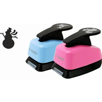 Děrovačka FANDY Děrovačka dekorační 25mm sněhulák 136