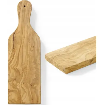 Kuchyňské prkénko PRKÉNKO NA SERÍROVÁNÍ A KRÁJENÍ Z OLIVOVÉHO DŘEVA S RUKOJETÍ 35X12 HENDI