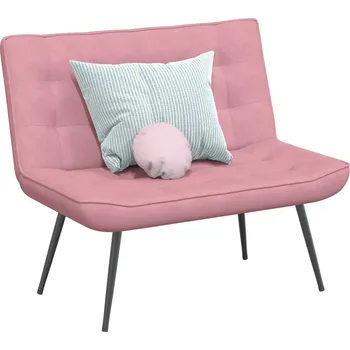 Pohovka Lavice černá 110x74x84 cm samet - 8721102928369