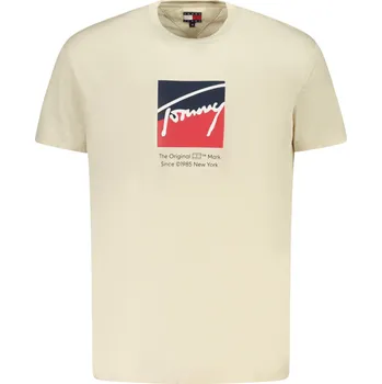 Pánské tričko Tommy Jeans DM0DM21940 Pánské tričko béžové L