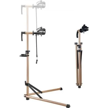 stojan na kolo Stojan na opravu kol , 38 kg robustní pracovní stojan na kolo s nastavitelnou výškou 106-146 cm a magnetickým zásobníkem na nářadí, skládací stojan na údržbu kol, obchod s domácími mechaniky pro horská a silniční kola