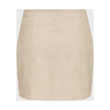 Dámská sukně Gina Tricot Mini sukně 19942 Béžová Regular Fit M