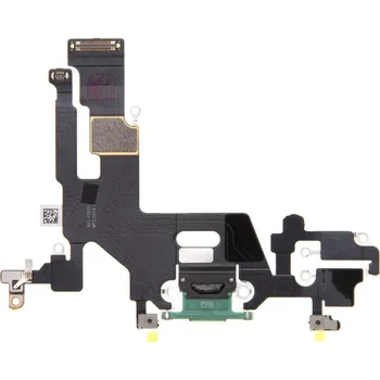 Flex kabel Apple iPhone 11 nabíjecí konektor + mikrofon zelený