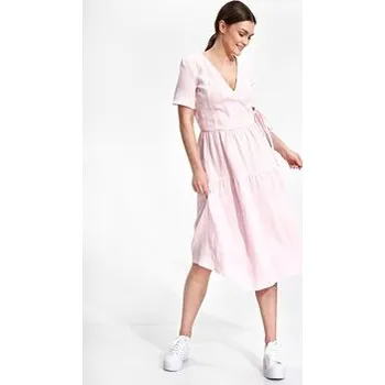 Oblečení a móda FIGL Šaty M872 Růžová Regular Fit M
