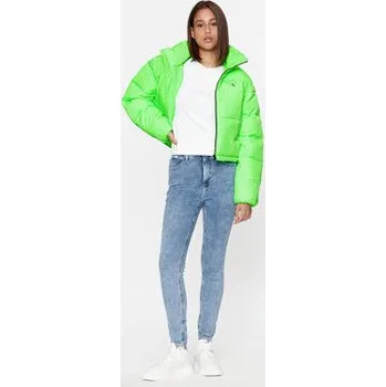 Calvin Klein Jeans Zimní bunda J20J222340 Zelená Regular Fit M